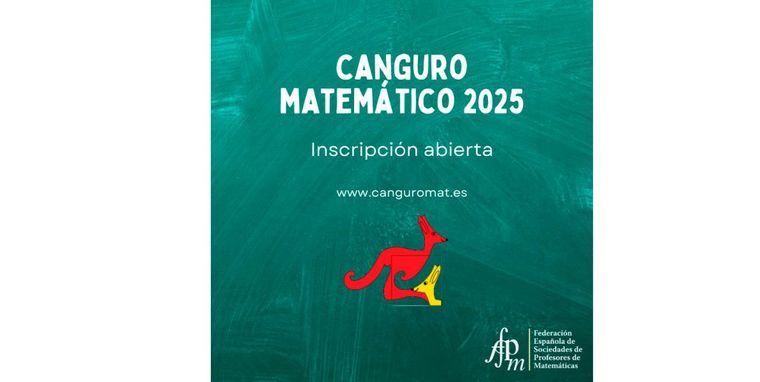 Los centros educativos de Madrid ya pueden inscribirse en las pruebas Canguro Matemático 2025 de la FESPM