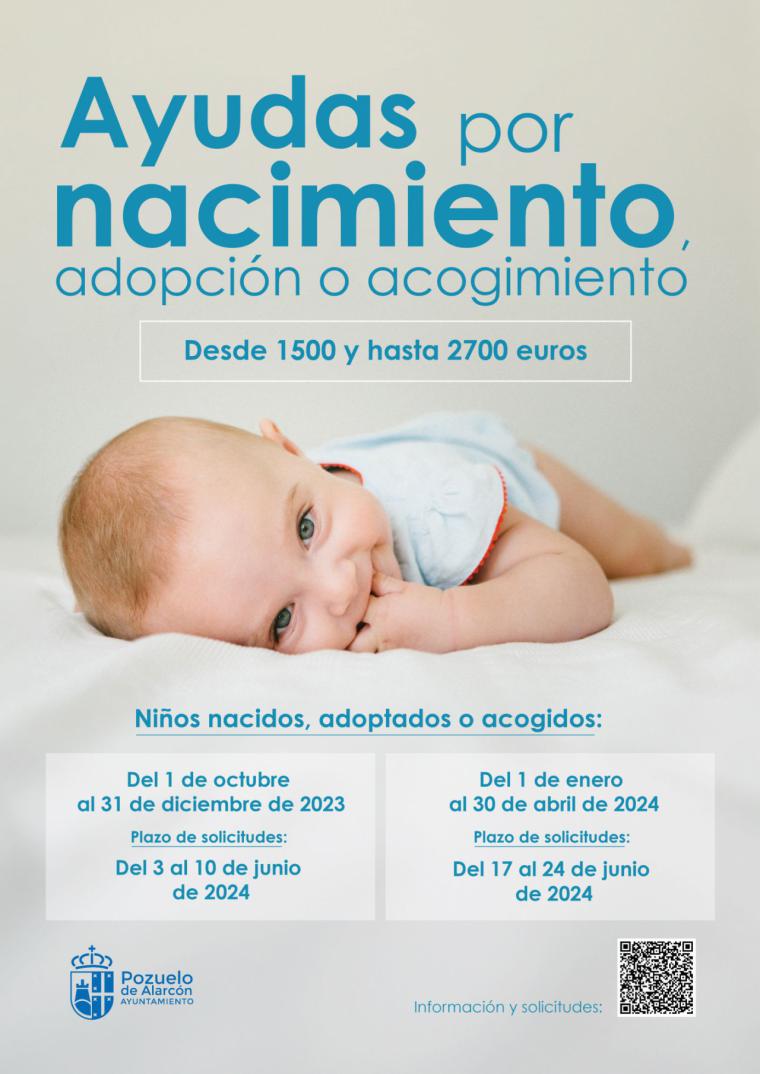 Nueva convocatoria de ayudas por nacimiento, adopción o acogimiento de hasta 2.700 euros