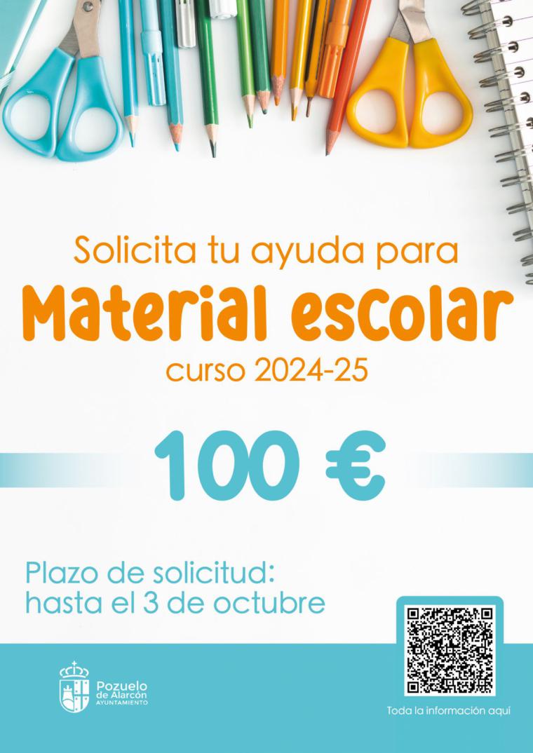 Ayuda de hasta100 euros por hijo para material escolar. Ya se puede solicitar