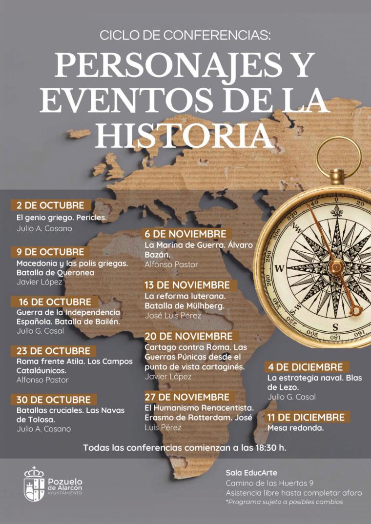 Arranca en Pozuelo un nuevo ciclo de conferencias sobre personajes y eventos de la Historia