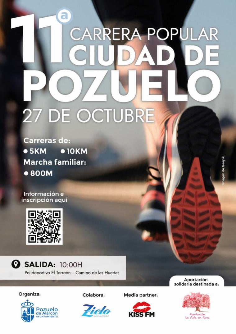 El próximo 27 de octubre tendrá lugar  “Carrera Popular Ciudad de Pozuelo”