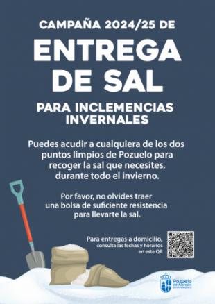 Comienza la entrega gratuita de sal como parte del Plan de Inclemencias Invernales