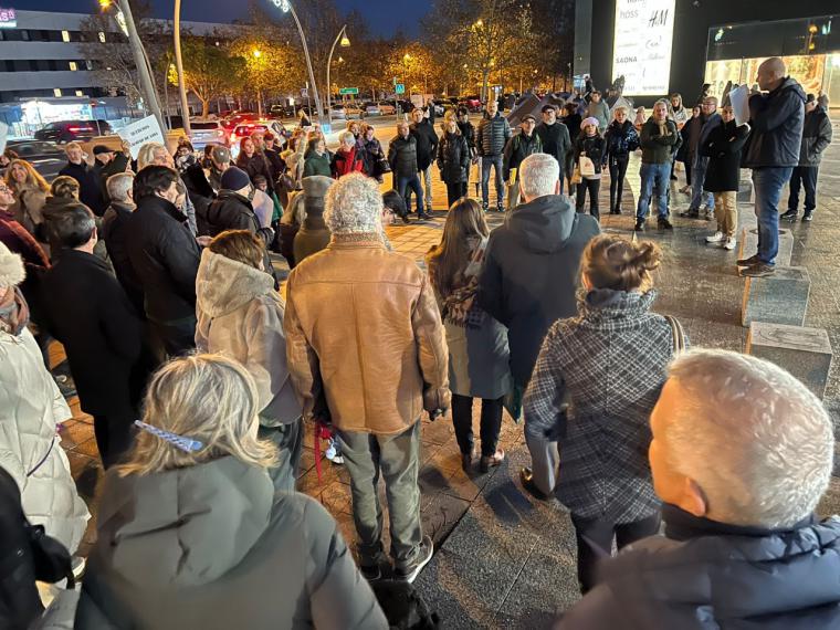 Los vecinos de Pozuelo y Aravaca protestan contra la fiesta de Nochevieja en el Recinto Ferial