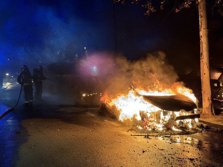 Arden 6 coches en Pozuelo, ¿qué ocurrió?