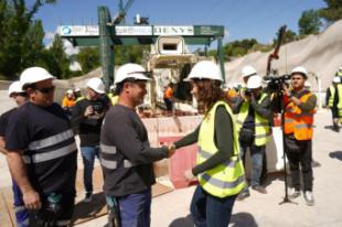 Díaz Ayuso, en Pozuelo de Alarcón, avanza que se está planificando sus cuencas para estudiar los mejores trasvases “sin perder una gota de agua”