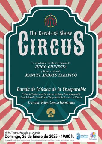 La Banda de Música y el Coro Infantil y Juvenil de la Ynseparble presentan The Greatest Show, 'Circus'