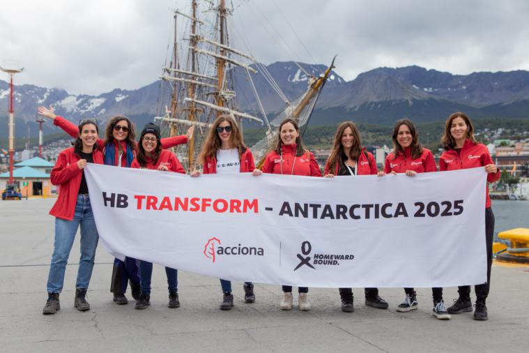 8 mujeres españolas STEMM parten hacia la Antártida en la expedición 'Homeward Bound 8' de la mano de ACCIONA