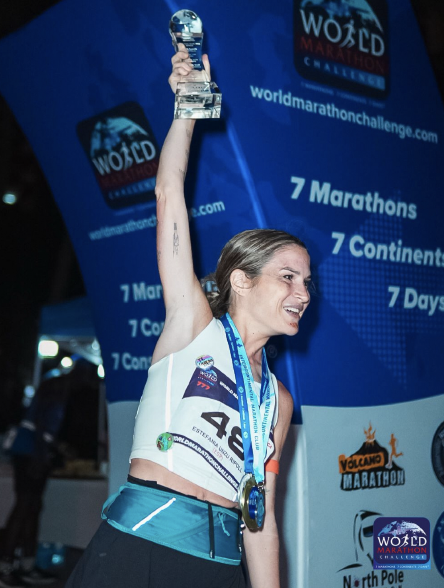 Estefanía Unzu: campeona y récord Guinness en el World Marathon Challenge