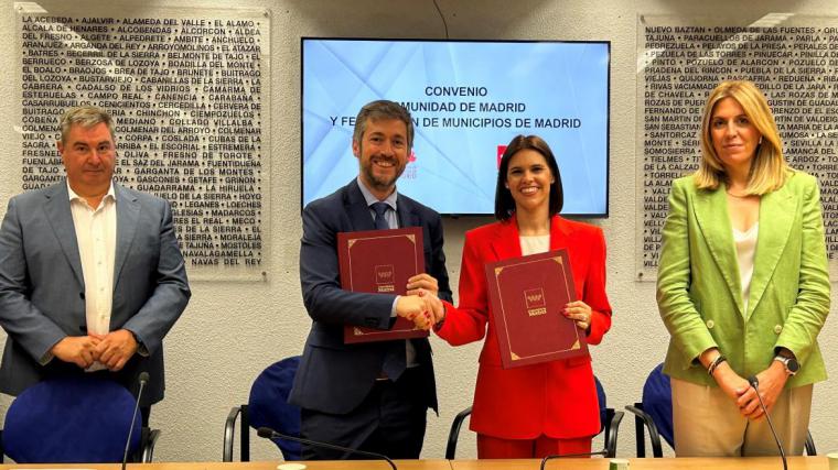 La Comunidad de Madrid firma un acuerdo con la Federación de Municipios para mejorar los servicios públicos