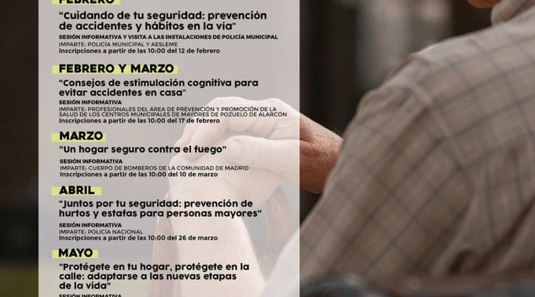 Campaña en Pozuelo enseña a mayores a prevenir accidentes